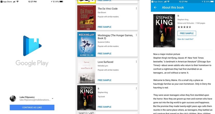Google play books app download for android